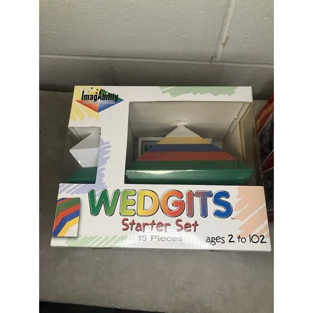 ImagAbility WEDGiTS Starter Set Interlocking Blocks 15pc Plastic Age 2+ MPN 0015